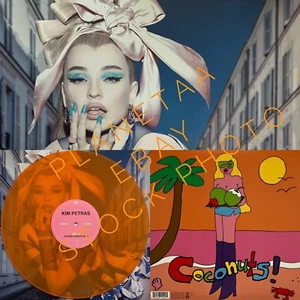 KIM PETRAS  FUTURE STARTS NOW COCONUTS Orange Colored Vinyl NEW and SEALED - Picture 1 of 7