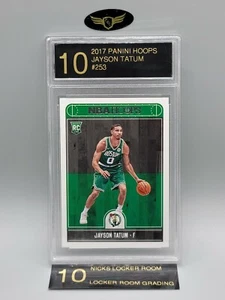 Tarjeta Panini Hoops Boston Celtics Jayson Tatum #253 2017 novato radiocontrol como nueva LRG 10 - Imagen 1 de 2