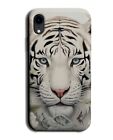 White Tiger Phone Case Cover Tigers Face Head Flowers Coloured Animal Photo DE33