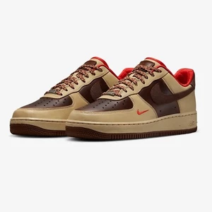 Nike Air Force 1 Low ’07 Mens 11.5 Light British Tan Cacao Wow New w/ Box - Picture 1 of 9