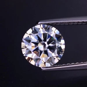 1.72 CTS white moissanite round cut loose gemstones - Picture 1 of 2