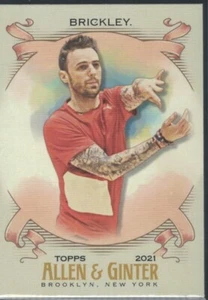2021 TOPPS ALLEN & GINTER BASEBALL MLB CHRIS BRICKLEY #234 TRADING CARD TRAINER! - Picture 1 of 2