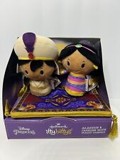 Aladdin & Jasmine with Magic Carpet Hallmark itty bitty bittys Disney Plush Doll