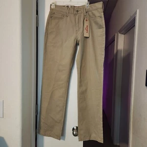 NEU Levis 514 gerade Passform Denim khaki Jeans Herren Gr. 33x30 W33" L31,5" 2015 - Bild 1 von 8