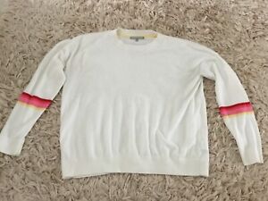 Oliver bonas jumper size 12 with rainbow strip on sleeve worn 3 times size 12