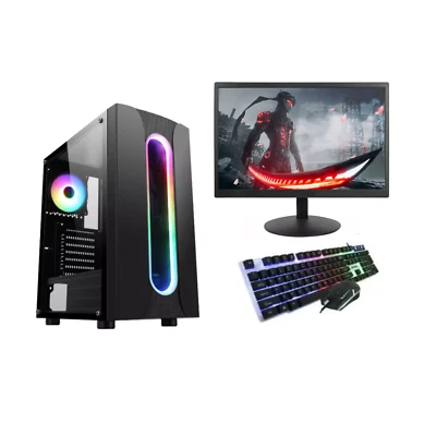 Paquete de computadoras PC para juegos rápidos FCS Intel Core i5 16 GB 1 TB Windows 10 2 GB GT730 Foto 1 de 4