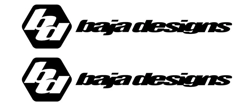 Baja Designs Sticker Lightbar Fog light Spotlight Decal Sticker Off Road UTV