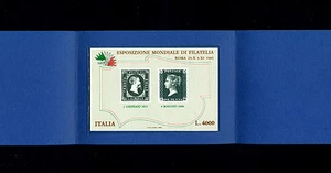 1985 Italia '85 Ausstellung, klassische Briefmarken, Italien, versandfertig, postfrisch, Broschüre - Bild 1 von 2