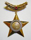 Romania communist Order HERO OF SOCIALIST REPUBLIC RSR made in GOLD &amp; DIAMONDS
