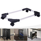Mobile CPU Stand Adjustable Computer Tower Stand w/ 4 Caster Wheels For Most PCU