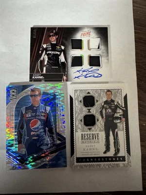 2018 Prime Quad Material Autograph On Card Kasey Kahne 5/50 2021 Spectra 2020 - Image 1 of 4