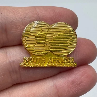 Vintage South African Football Association Logo Lapel Pin Soccer World Cup - Image 1 of 4