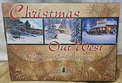 Leanin' Tree "Christmas Out West" Cards Assorted 5" x 7" (16), Envelopes (21) - Image 1 of 3