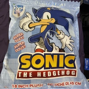 Peluche Sonic The Hedgehog Blue Frambuesa Perfumado Paleta 18" - Imagen 1 de 8