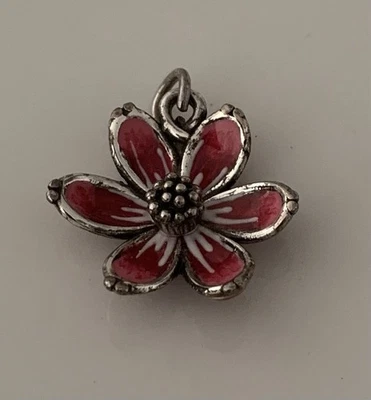 Dije de cerámica pintado a mano Brighton FLOWER, colección Y2K Foto 1 de 3