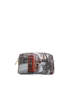 Ynot - Beauty case medio donna in ecopelle stampa città Yesbag - Foto 1 di 4