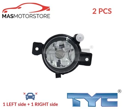 FOG LIGHT LAMP PAIR TYC 19-12108-01-9 2PCS I NEW OE REPLACEMENT - Image 1 of 4