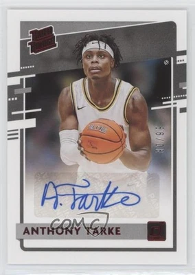 2021-22 Chronicles Draft Picks Donruss Rated Rookie Red /99 Anthony Tarke Auto - Image 1 of 2