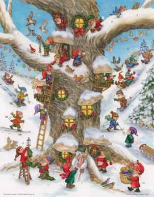 Elf Magic BB717 Advent Calendar (Countdown to Christmas) Vermont Christmas Co - Image 1 of 3