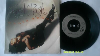 PAULA ABDUL - RUSH RUSH - 7" VINYL SINGLE. - Image 1 of 2
