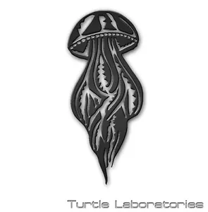 Tall Jelly Fish Plasma Cut Metal Wall Art Hanging Home Decor - Picture 1 of 1