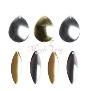 60/30X Fishing Spinner Bait Blade Kit Accessories Easy Spin Walleye Rigs - Picture 1 of 11