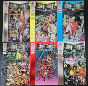 DEATHMATE FULL SET OF 6 ISSUES IMAGE VALIANT 1993  BLACK: 1ST APPEARANCE GEN 13! - Picture 1 of 7