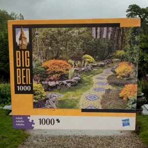 Big Ben English Garden 1000 Small Pieces Puzzle Hasbro Terry Donnelly New Sealed - Picture 1 of 6