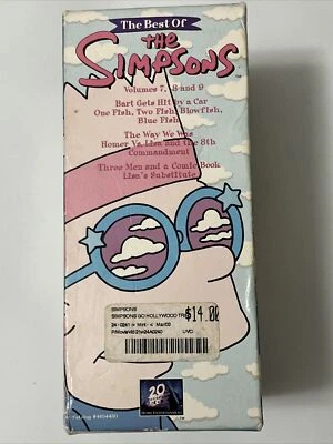 The Simpsons The Best of The Simpsons Vol. 7 8 9 VHS 1998 3 Tape Box Set - Image 1 of 4