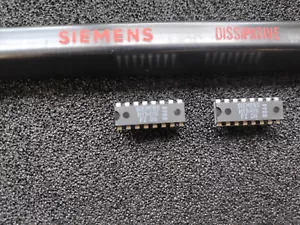 4 Stück/pcs - HYB4116P2DH SIEMENS DIP16 - D-RAM 16K x 1 Bit Dynamic RAM - Picture 1 of 2
