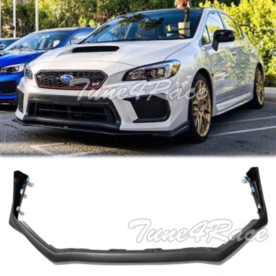 Parachoques delantero divisor de labios inferiores estilo V-LIMITED para Subaru Impreza WRX STi 18-Up Foto 1 de 4