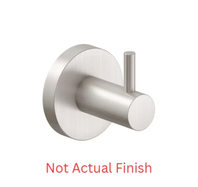 California Faucets 52-RH-USS Wall-Mount Brass Robe Hook in STAINLESS STEEL - PVD Foto 1 de 4