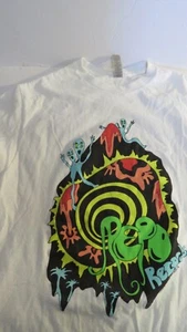 RARE Repo Records Philadelphia White Graphic T-Shirt Unisex Size Medium - Bild 1 von 4