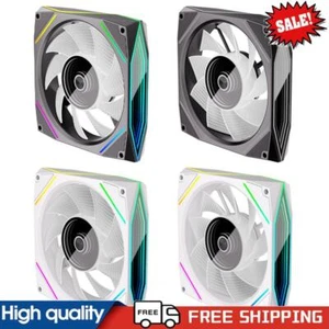 120mm ARGB Silent Computer Lüfter 800-1800RPM 4pin PWM 12V großes Luftvolumen 71 CFM - Bild 1 von 16