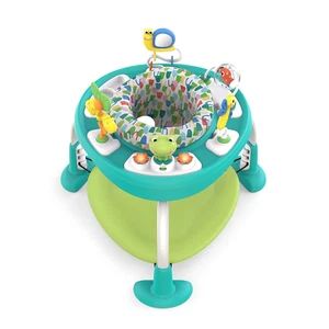 Bounce Bounce Baby 2-In-1 Activity Center Jumper & Table - Playful Pond (Green), - Picture 1 of 12