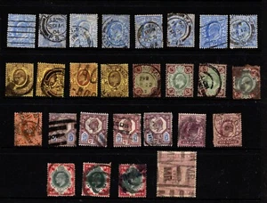 GB - EVII Values from 2 1/2d to 2/6d duplicated used - Mixed condition - Picture 1 of 2