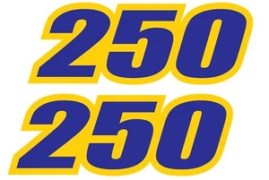Decals for Suzuki RMX250 RMX 250 GRAPHICS 1989-1990 stickers old school blue - Picture 1 of 1