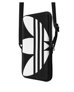 Adidas Originals Universal City Pouch / Crossbody Bag- Black - Picture 1 of 5