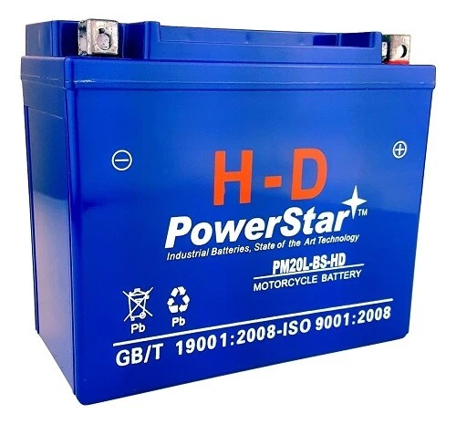 YTX20L-BS Battery for  Harley Davidson FLSTC Heritage Softail Classic 2001-2006 - Image 1 of 1