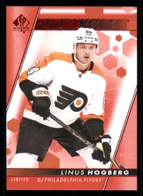 2022-23 SP Authentic Limited Red #185 Linus Hogberg FW - Image 1 of 2