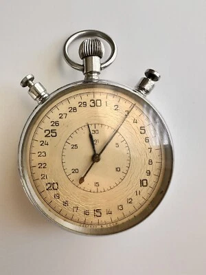 Cronógrafo dividido de bolsillo vintage súper raro “Slava” 1980-th aprox Foto 1 de 4