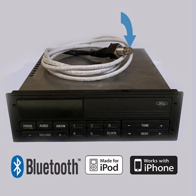 FORD 90-97 OEM RADIO F150 Taurus Aerostar Bluetooth (External Switch Option) - Image 1 of 4