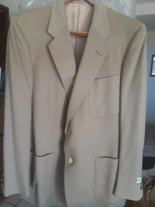 Mens D'Avenza Taupe Wool Jacket New With Tags 42L - Picture 1 of 7