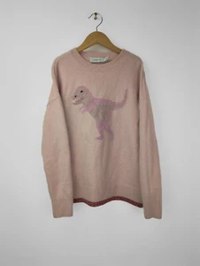 COACH Women's Sz US S REXY Pink Wool Cashmere Crewneck Pullover Sweater - Picture 1 of 8