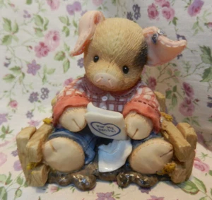 ENESCO THIS LITTLE PIGGY PEN PALS 257605 - Imagen 1 de 1