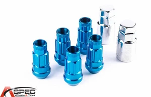 WHEELS LUG LOCK 12X1.25 BLUE 5PC W/ 2 KEY VARRSTOEN VT48 OPEN ENDED EXTENDED - Bild 1 von 1