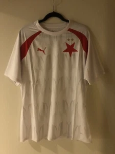 Slavia Praha Prague Puma PreMatch Training Soccer Jersey Shirt EU XL 22.5 Pit2Pt - Picture 1 of 6