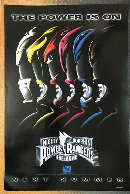 Mighty Morphin Power Rangers The Movie Poster 13x19 - 1994 NEW