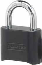 Master Lock 178D Combination Padlock - Black