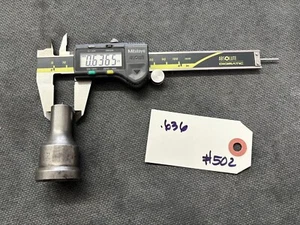 ROUND PUNCH ROPER WHITNEY DIACRO DI-ACRO CLEVELAND PRESS SIZE .636 #502 - Picture 1 of 1